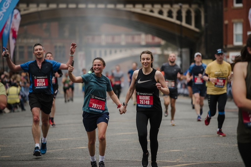 2020 02 13 Manchester Run Two Women Running