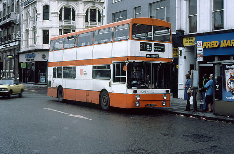 Manchester 1980S 218 Bus To Ashton