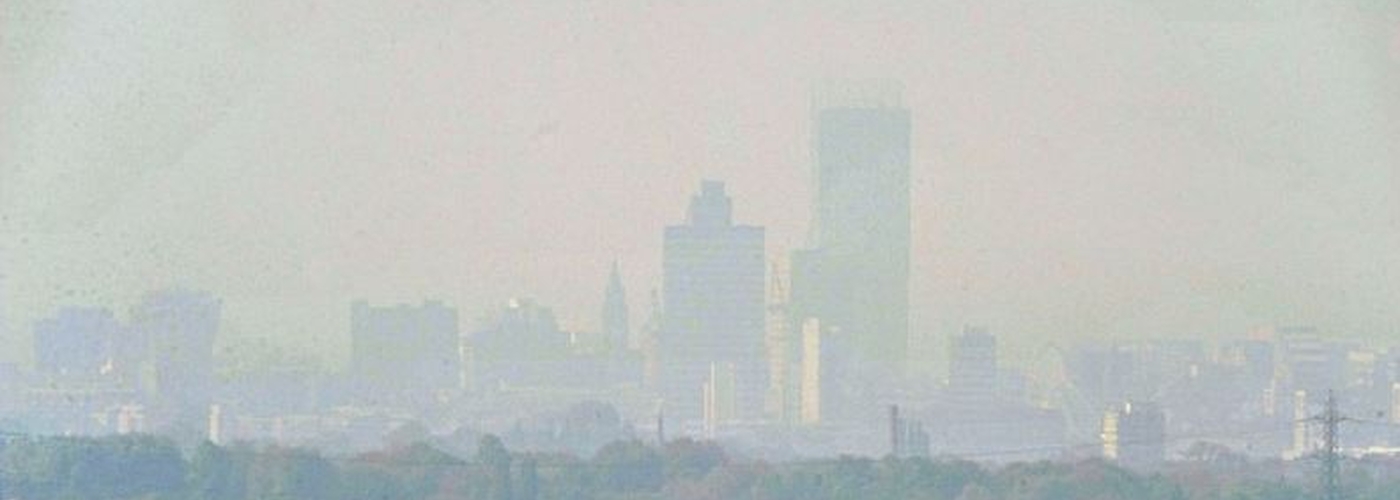 Manchester Skyline Air Pollution