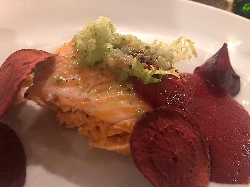 2019 10 22 Derby Arms Sea Trout Beetroot