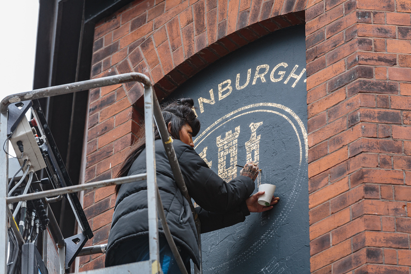 2019 11 07 Edinburgh Castle Sign